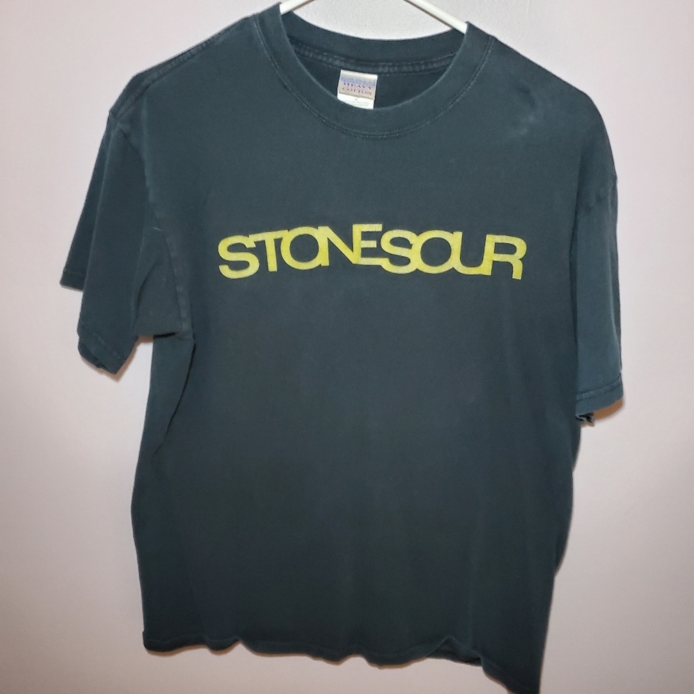 Stonesour  “Refuse To Die”   Black Metal Thrasher Band Tee Shirt.  Medium
